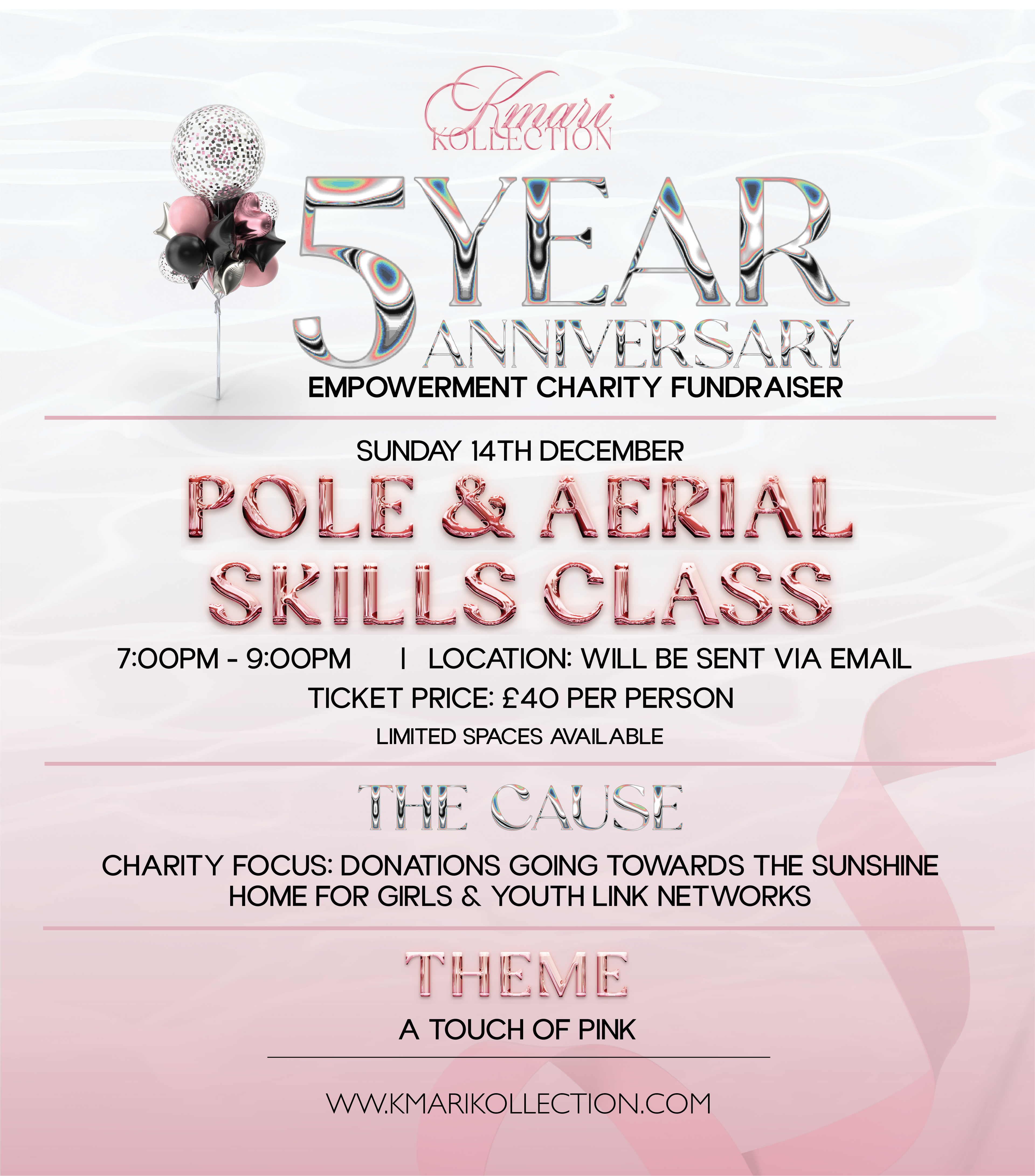 5 YEAR ANNIVERSARY EMPOWERMENT CHARITY FUNDRAISER