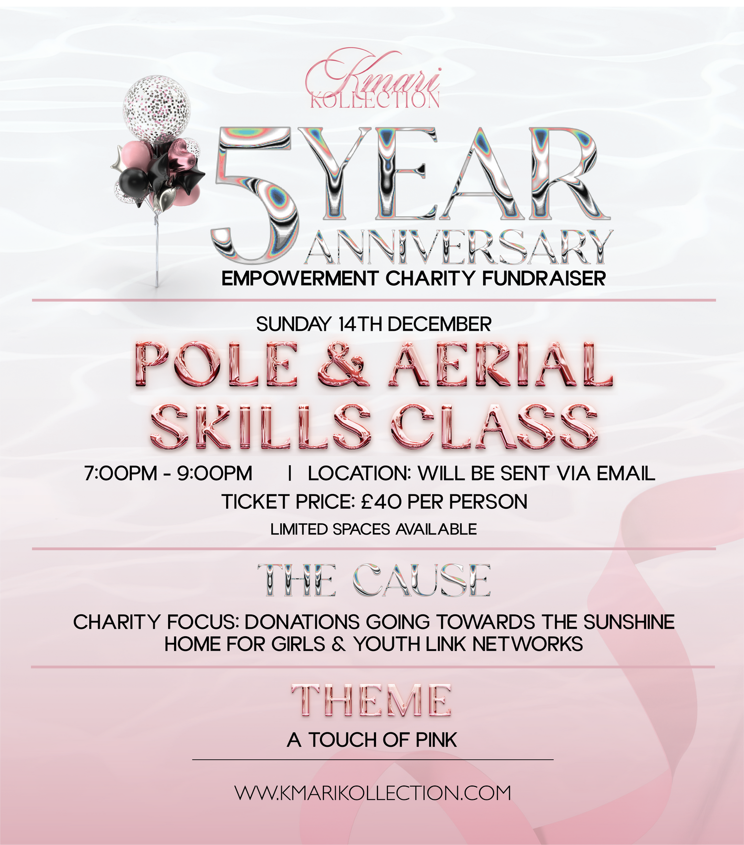 5 YEAR ANNIVERSARY EMPOWERMENT CHARITY FUNDRAISER