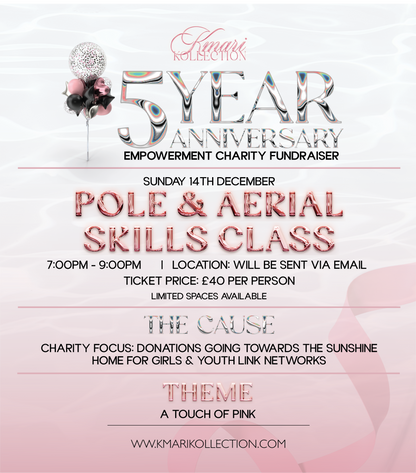 5 YEAR ANNIVERSARY EMPOWERMENT CHARITY FUNDRAISER
